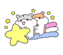 hamster twins sticker #14987269