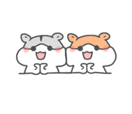 hamster twins sticker #14987270