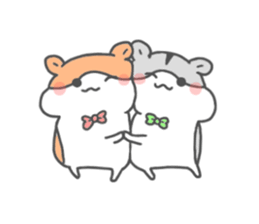 hamster twins sticker #14987272