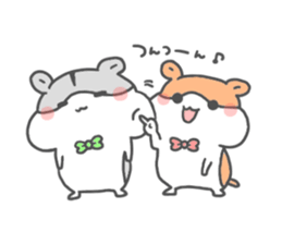 hamster twins sticker #14987282