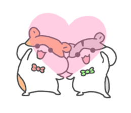 hamster twins sticker #14987283