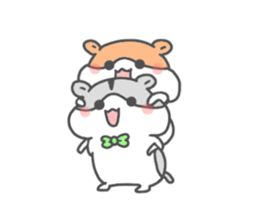 hamster twins sticker #14987286