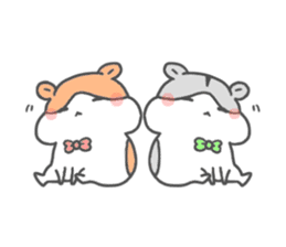 hamster twins sticker #14987288