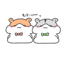hamster twins sticker #14987299