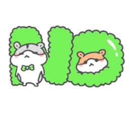 hamster twins sticker #14987301