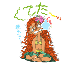 Aloha! kijimuna fairy okinawan language sticker #14987490