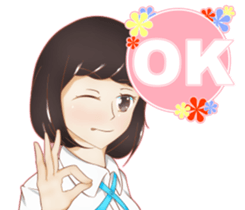 Girl * Daily sticker #14987700