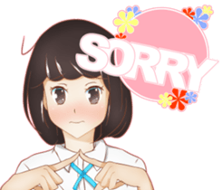 Girl * Daily sticker #14987704