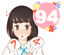 Girl * Daily sticker #14987731