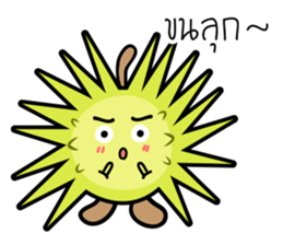 Durian cha cha cha sticker #14987779