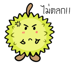 Durian cha cha cha sticker #14987780