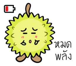 Durian cha cha cha sticker #14987781