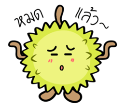 Durian cha cha cha sticker #14987783