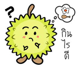 Durian cha cha cha sticker #14987786