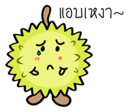 Durian cha cha cha sticker #14987787