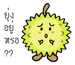 Durian cha cha cha sticker #14987790