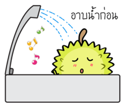 Durian cha cha cha sticker #14987794