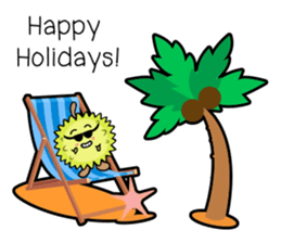 Durian cha cha cha sticker #14987796