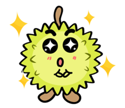 Durian cha cha cha sticker #14987802
