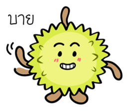 Durian cha cha cha sticker #14987804