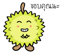 Durian cha cha cha sticker #14987808