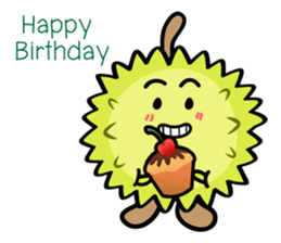 Durian cha cha cha sticker #14987809