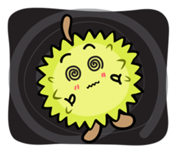 Durian cha cha cha sticker #14987810