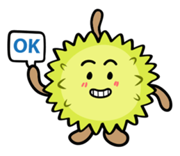 Durian cha cha cha sticker #14987811