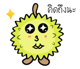 Durian cha cha cha sticker #14987813