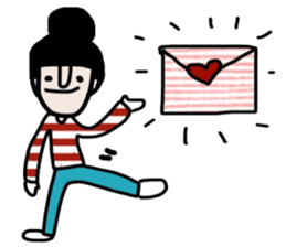Patty ( Let's enjoy Valentine's day) TH sticker #14988162