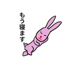 Heart nose rabbit sticker #14988318