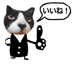 sticker japan cat&gin Photo version 8 sticker #14989358