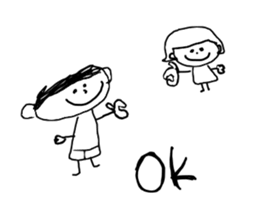 Pamela and John with the dog named Riley sticker #14989899