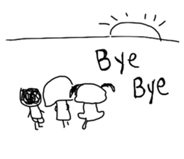 Pamela and John with the dog named Riley sticker #14989905