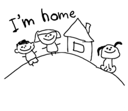 Pamela and John with the dog named Riley sticker #14989906