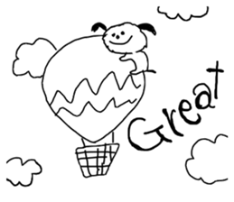 Pamela and John with the dog named Riley sticker #14989910