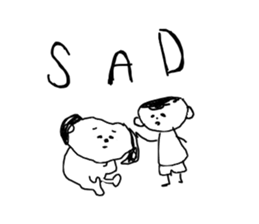 Pamela and John with the dog named Riley sticker #14989916