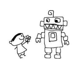 Pamela and John with the dog named Riley sticker #14989919