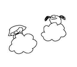 Pamela and John with the dog named Riley sticker #14989920