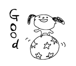 Pamela and John with the dog named Riley sticker #14989921