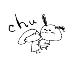 Pamela and John with the dog named Riley sticker #14989931