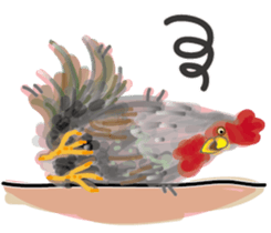 Lovely Rooster sticker #14991021