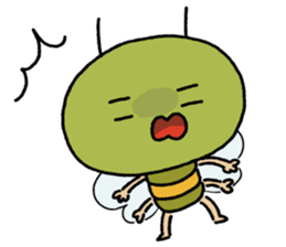 fat insect sticker #14992138