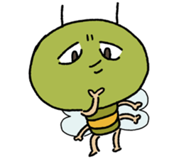 fat insect sticker #14992139