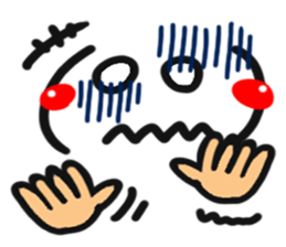 [Chinese] happy reaction. sticker #14992343