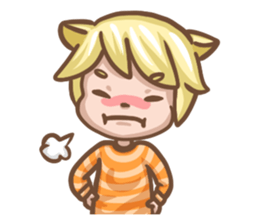 Cats brothers on earth sticker #14992596