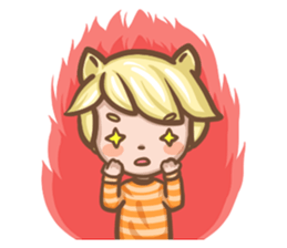 Cats brothers on earth sticker #14992599