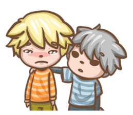 Cats brothers on earth sticker #14992609