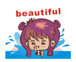Big head doll two groups2 sticker #14993443