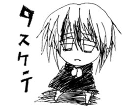 Blackgaze Girl sticker #14993986